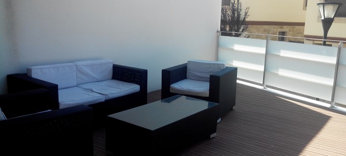 Exclusiva casa con varias terrazas y piscina